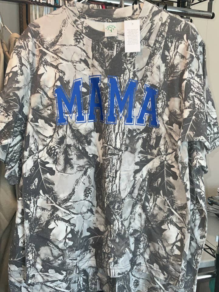 Mama - Grey Washed Tee for wholesale by Feathered Tracks Co.