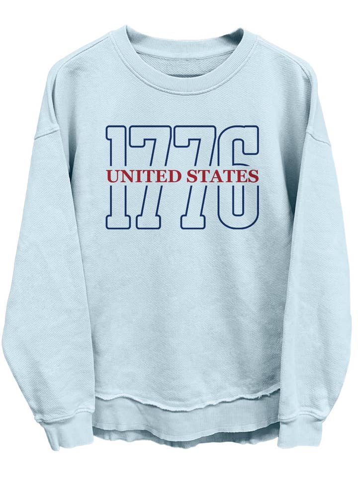 1776 United States (Front) T-Shirt for wholesale by Shield Republic
