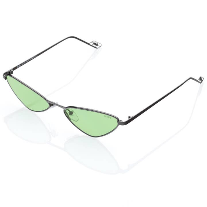 Solglasögon för kvinnor och tonåringar trekantiga klara linser för wholesale av dp69