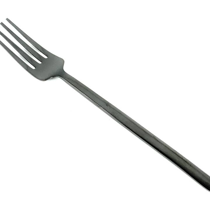 Vibhsa - Wholesale Flatware Set - Modern Stainless Steel Flatware set of 20 Pieces (Black)7