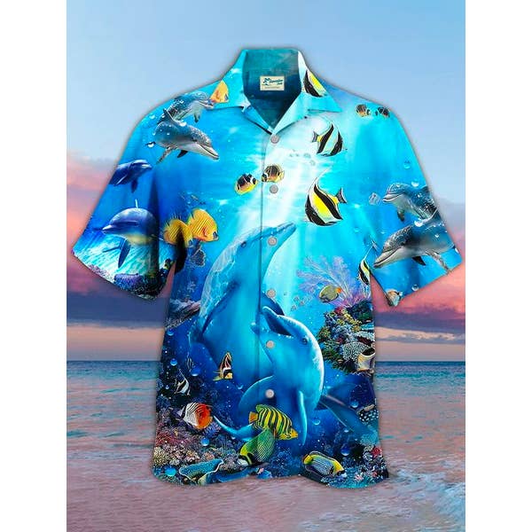 Maglietta Oceano Delfino per la vendita all'ingrosso da parte di Royaura