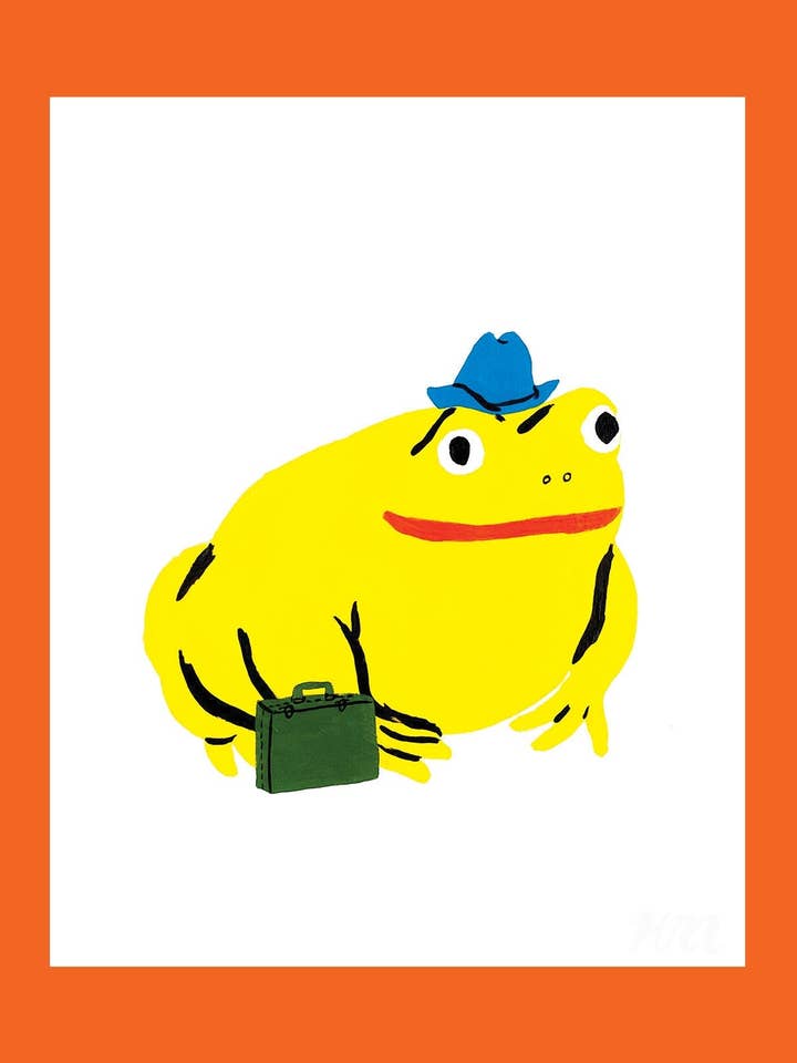 Rejsende Tudse Dyrehandel Print for engroshandel hos Kristina Micotti