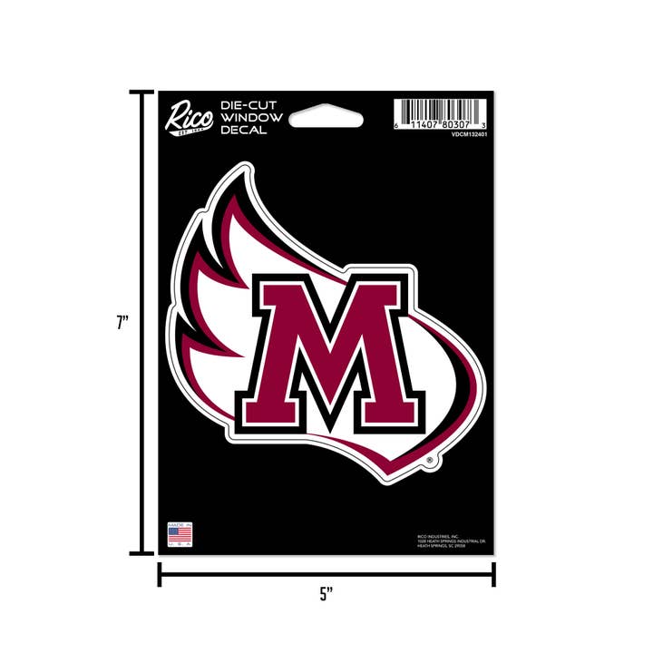 Rico Industries - Wholesale Car Decorative Charm - Unisex - NCAA Meredith Avenging Angels Medium Die Cut Decal5