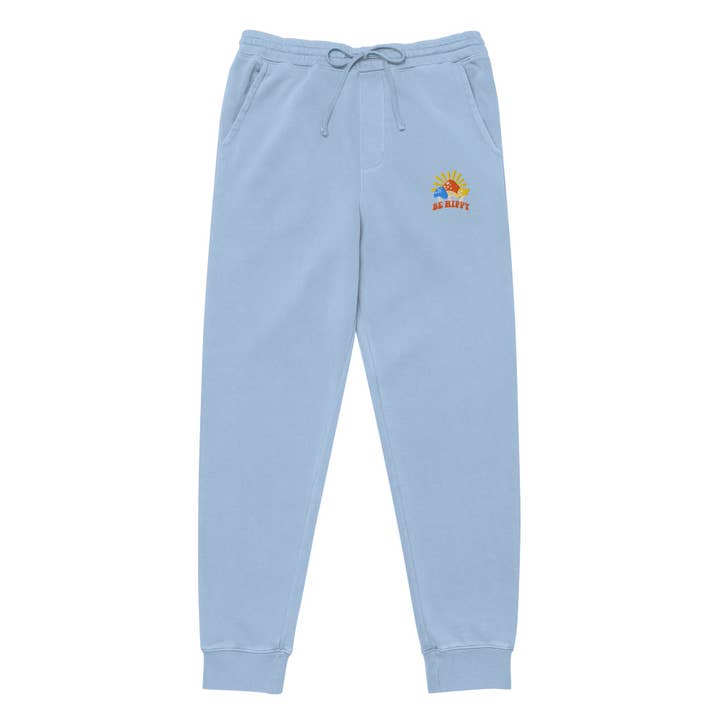 Be Hippy, LLC – Engroshandel Loungesweatpants/jogginbukser – til kvinder – Unisex broderede svampe-sweatpants1