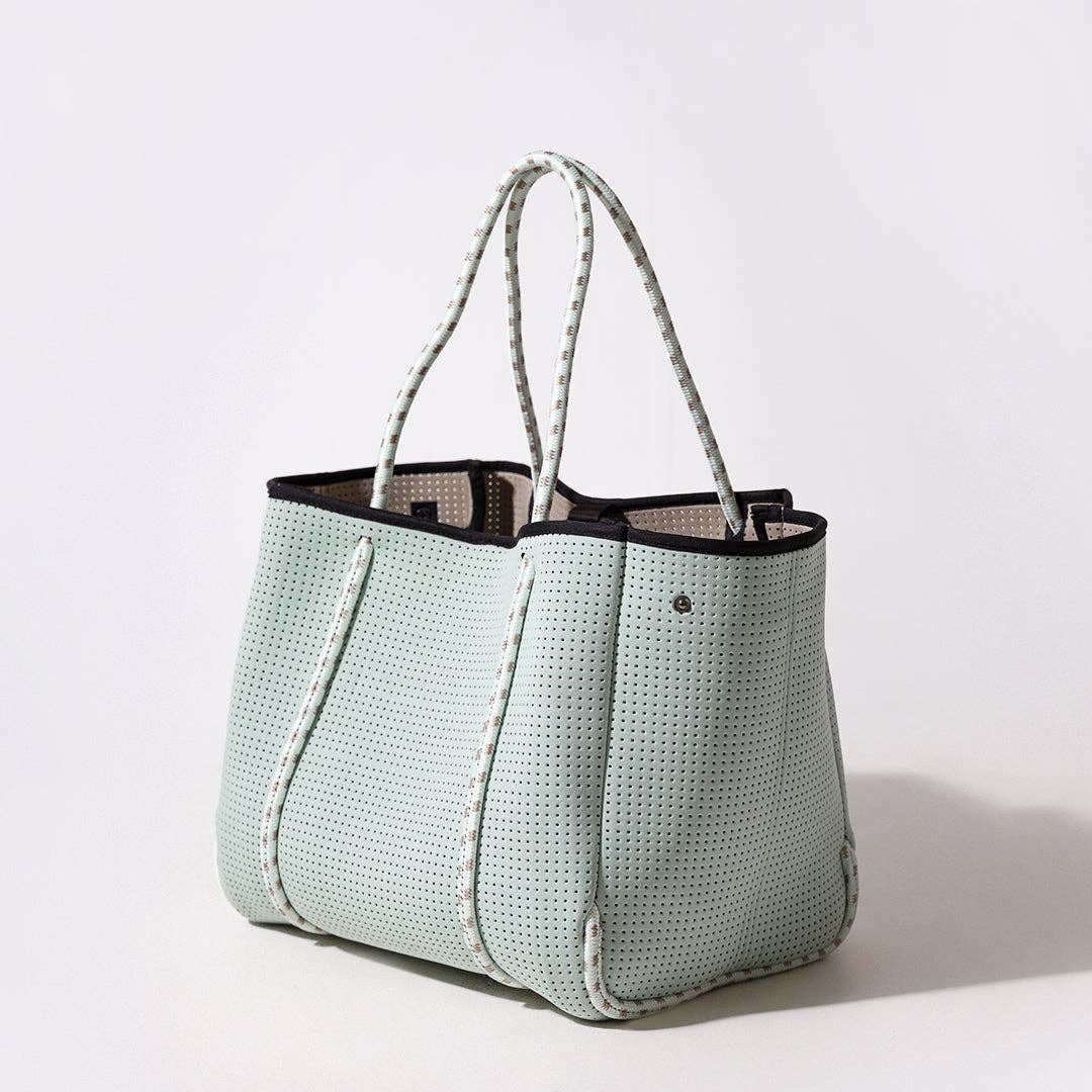 Pop Ups Brand - Wholesale Tote Bag - Women's - LARGE NEOPRENE TOTE BAG MINTY GREEN2