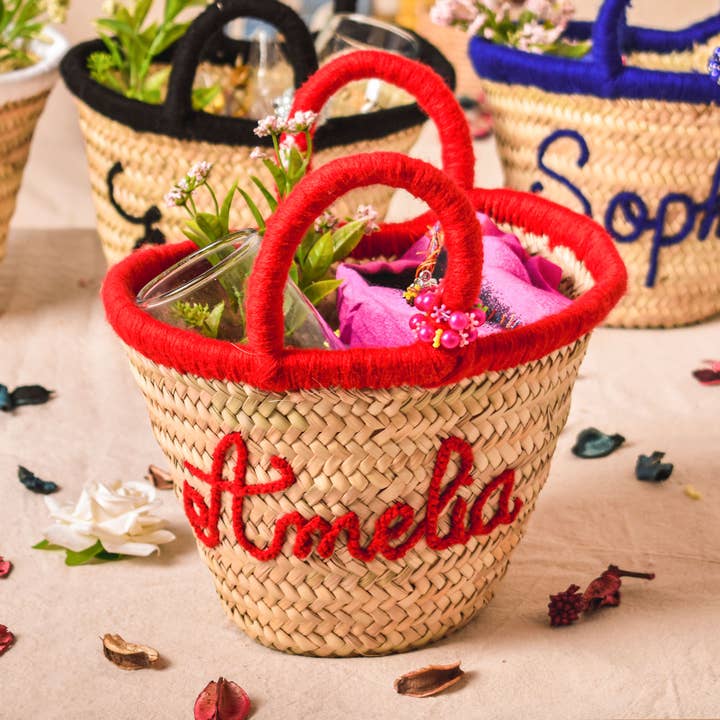 King Of Handmade - Wholesale Beach Bag - Custom embroidered handbags For Bride, Bridal party Gift9