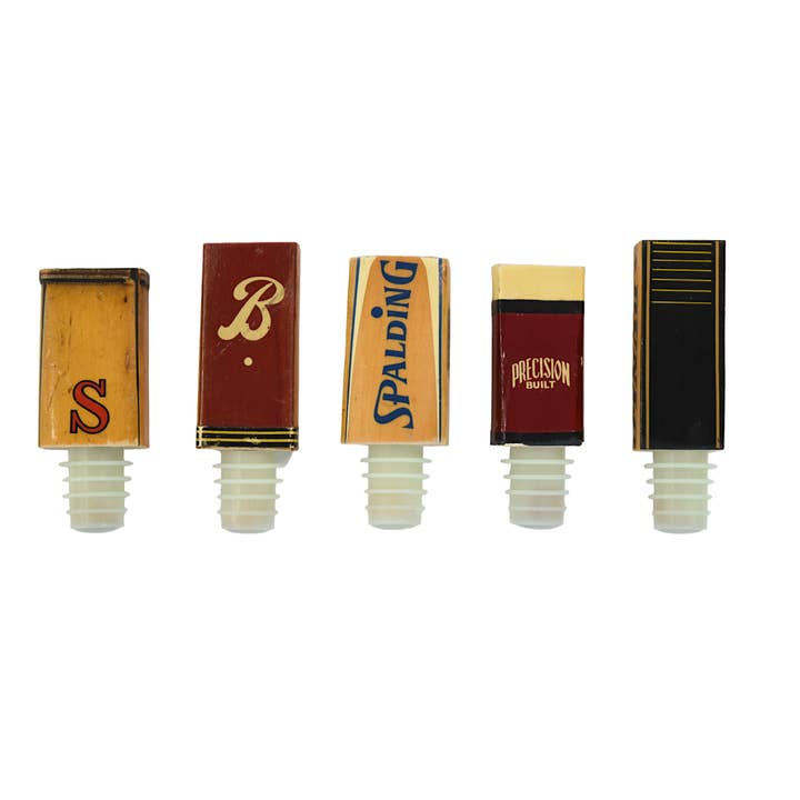 Racquet Inc - Wholesale Wine Stopper - Antique Wooden Tennis Racquet Wine Bottle Stopper1