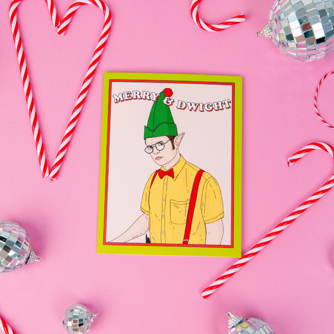 Party Mountain Paper co. - Vendita all'ingrosso Biglietti di auguri di Natale - Merry & Dwight | Biglietto natalizio3
