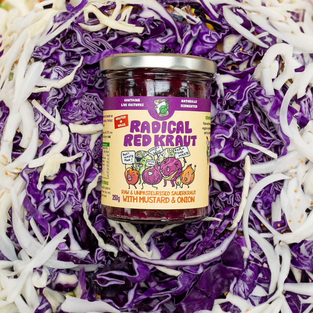 The Crafty Pickle Co. – wholesale Pickled vegetables – Radical Red Sauerkraut - onion & mustard sauerkraut6
