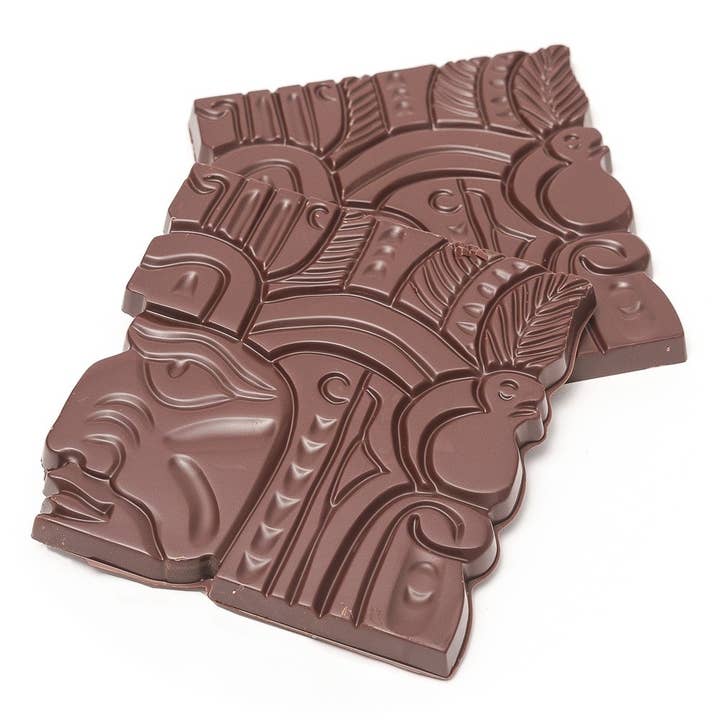 Chocolate handmade bar dark "Saint Vincent" 75% 75 Grs for wholesale by The Belgian Chocolate Makers