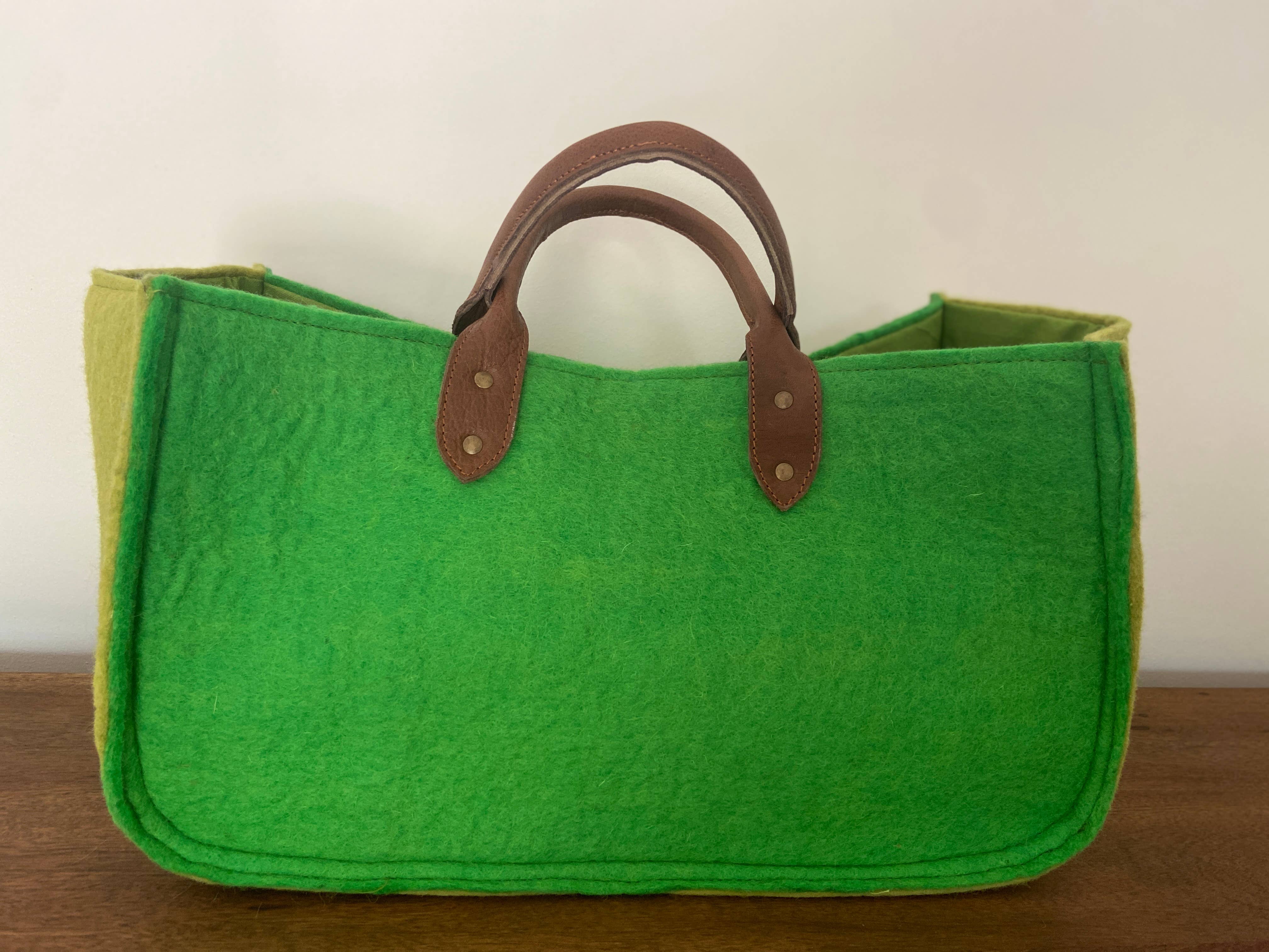 Fibres of Life - Wool & Felt - Wholesale Tote Bag - Women's - The Grab-&-Go Carry All | Felt Wool Tote Bag | Soft Yarn Bag2