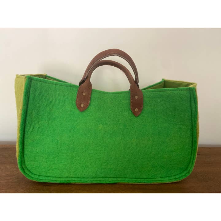 Fibres of Life - Wool & Felt - Wholesale Tote Bag - Women's - The Grab-&-Go Carry All | Felt Wool Tote Bag | Soft Yarn Bag2