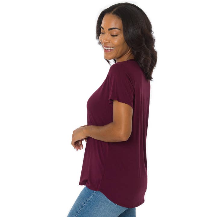 Flying Colors Apparel - Wholesale T-Shirt - Women's - The Scarlet Scoop Neck Tee27