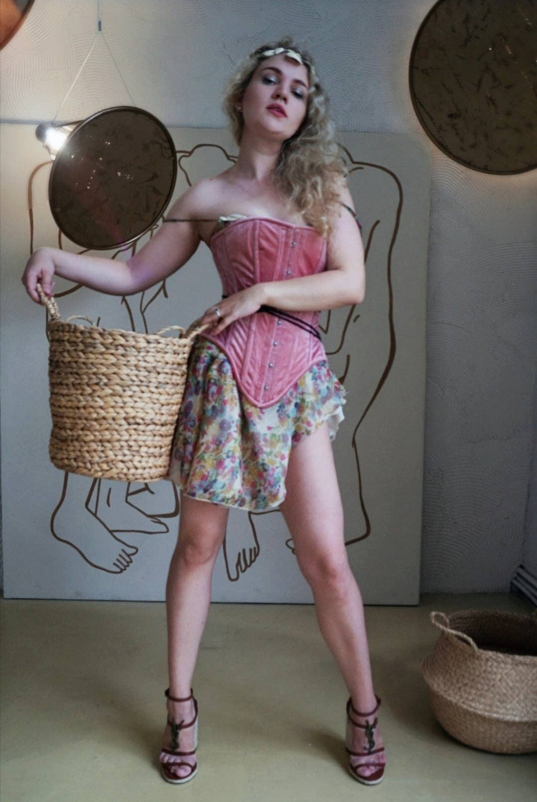 corsettery - Wholesale Corset - Women's - Historical velvet corset: Edwardian overbust corset. Steelbone custom made corset, renaissance, gothic, steampunk, bespoke, victorian6