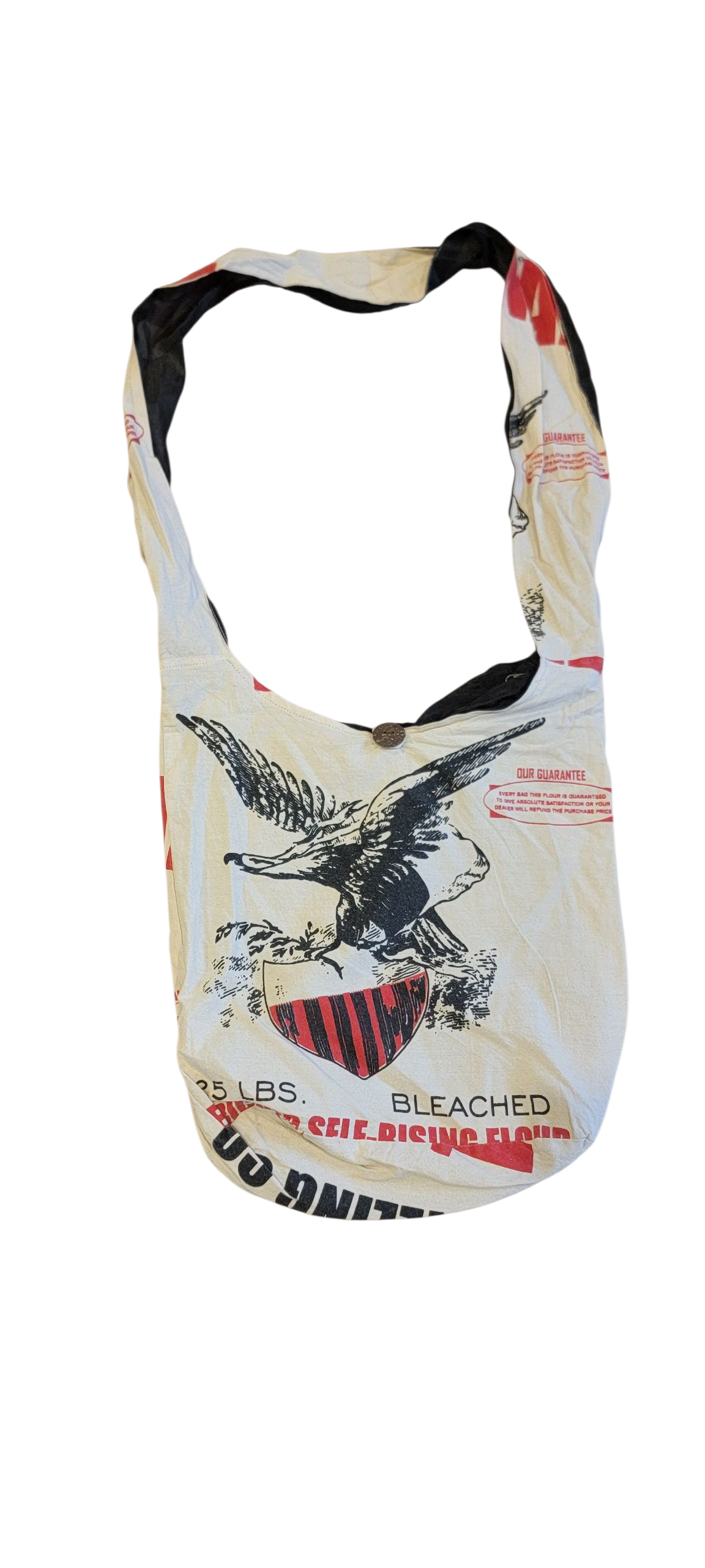 Evergreen Guardian Imports - Wholesale Tote Bag - Women's - BA773 Reproduction of Flour Sack Vintage Cotton Lama Bag 8