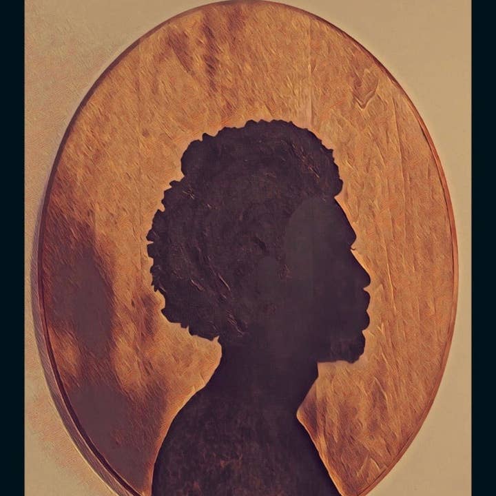 Afro Cameo Male - Carte de vœux vierge A2 pour la vente par ReformedSchool