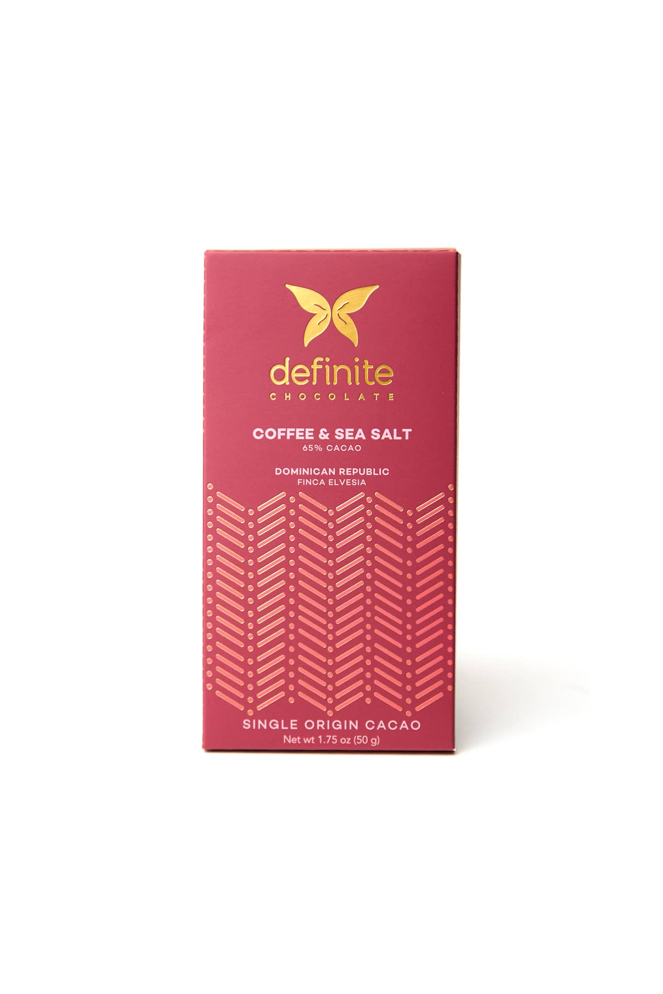 Definite Chocolate – wholesale Chocolate bar – Finca Elvesia (65%) Coffee and Sea Salt