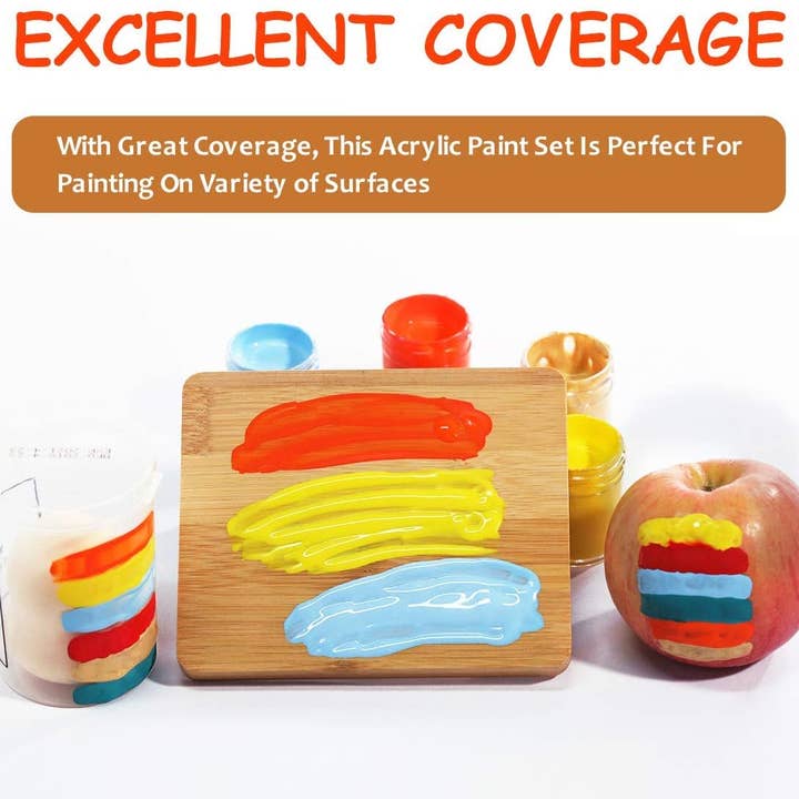 TBC Acrylic Paint - Set of 24 for wholesale by MRZ Wholesale
