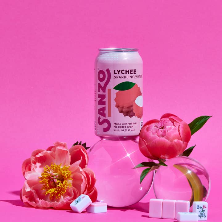 Sanzo - Wholesale Sparkling Water - Lychee (Berry) | 12-pack