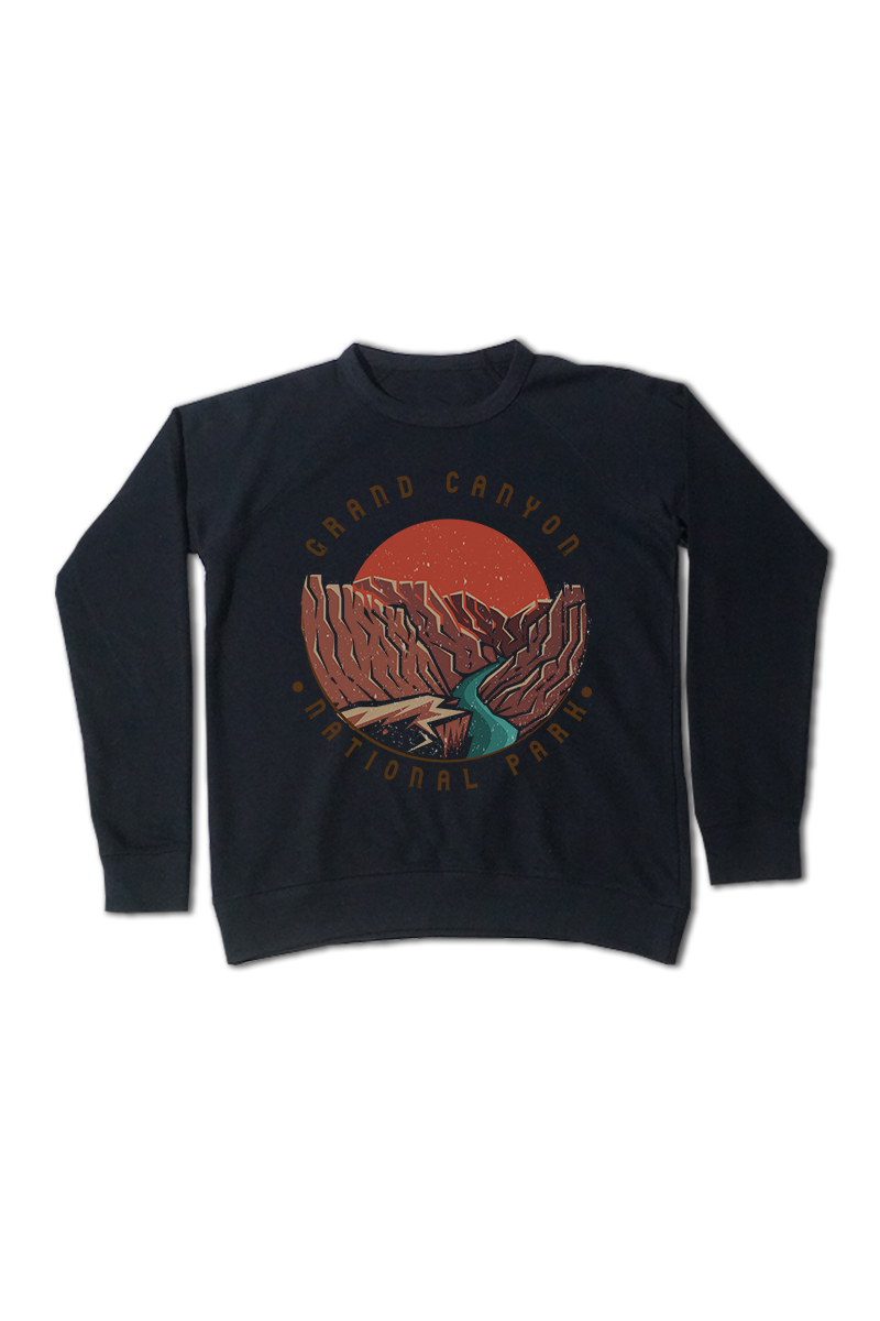 Bella Me – wholesale Sweatshirt med tryck - Dam – Sunset Grand Canyon Crewneck3