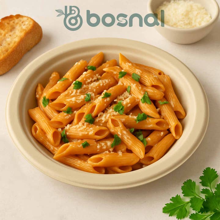 Bosnal - Bagasse Compostable 7 inch Round Plates for wholesale by Bosnal