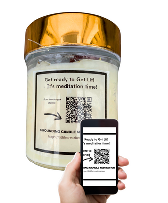 Lit Life Creations – wholesale Jar/filled candle – Breakthrough 12 oz Meditation Candle2