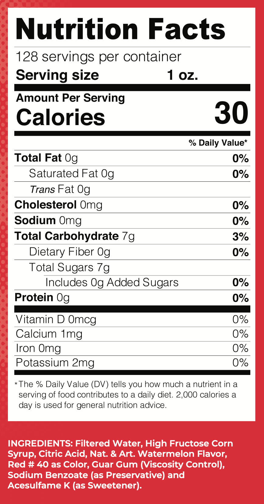 Lucy's - Wholesale Flavored Syrup - Watermelon Snow Cone Syrup - 128oz2