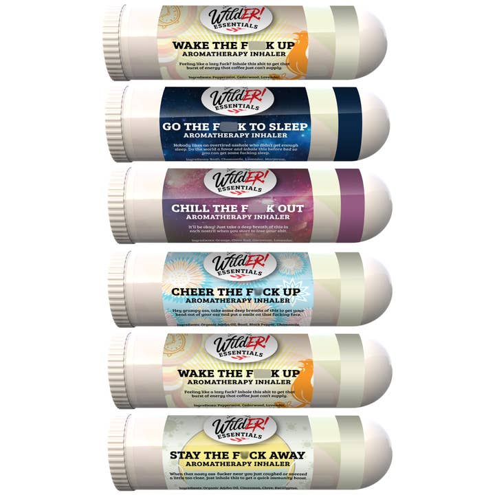 Wild Essentials - Wholesale Aromatherapy Inhaler - WildER Essentials Aromatherapy Inhalers 6 Pack Assortment0