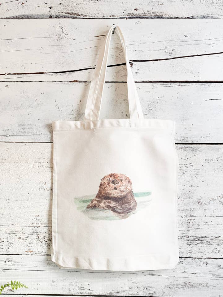 Sac de marché Loutre de mer pour la vente par Studio on Tenth