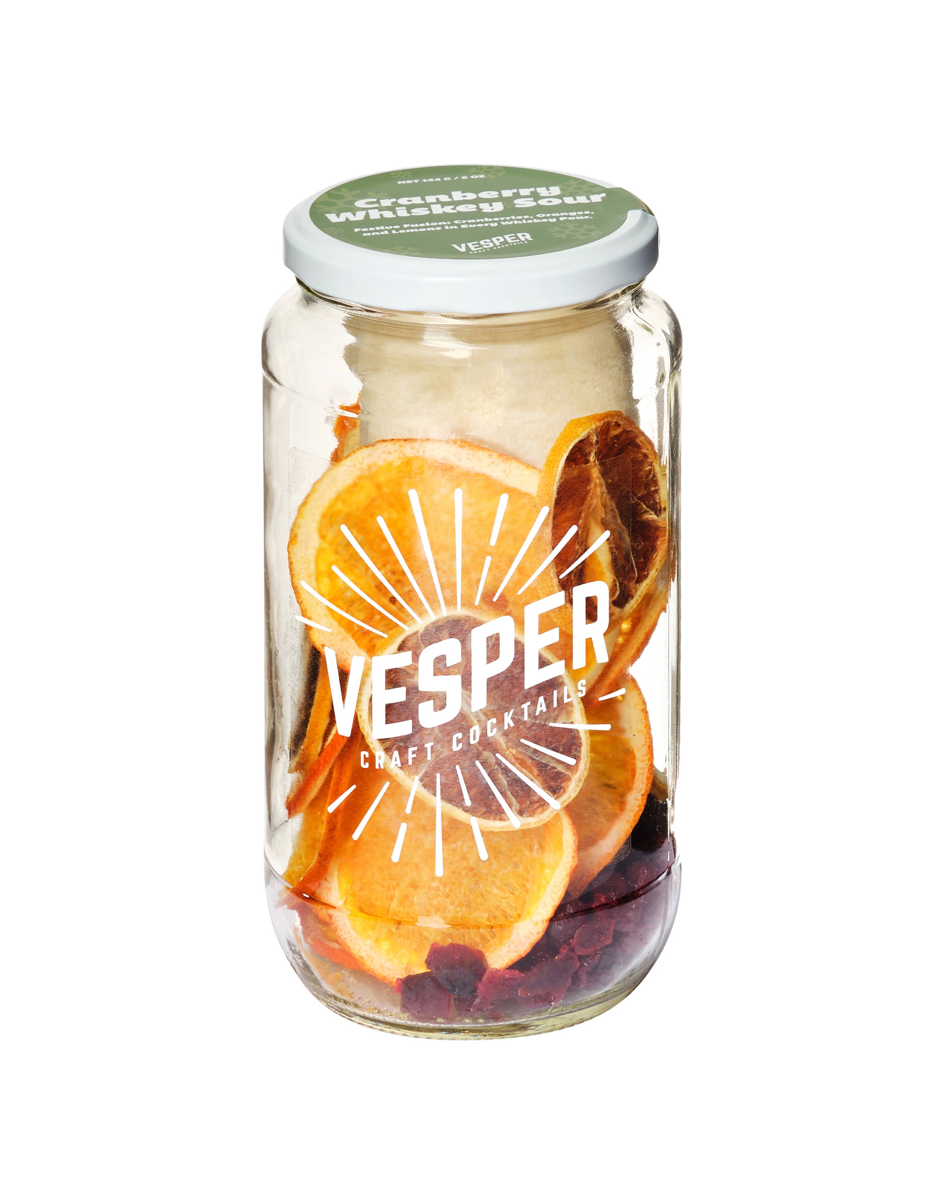 Vesper Craft Cocktails (No duties | Ships from CAN/USA) - Wholesale Cocktail Mix/Syrup - Holiday Cocktail / Mocktail Mixer - Cranberry Whiskey Sour2