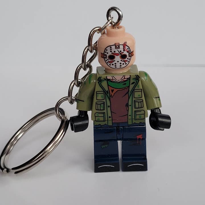 Con-Quest Crafts - Wholesale Keychain - Unisex - Horror Inspired Minifigure Keychains Movie Characters