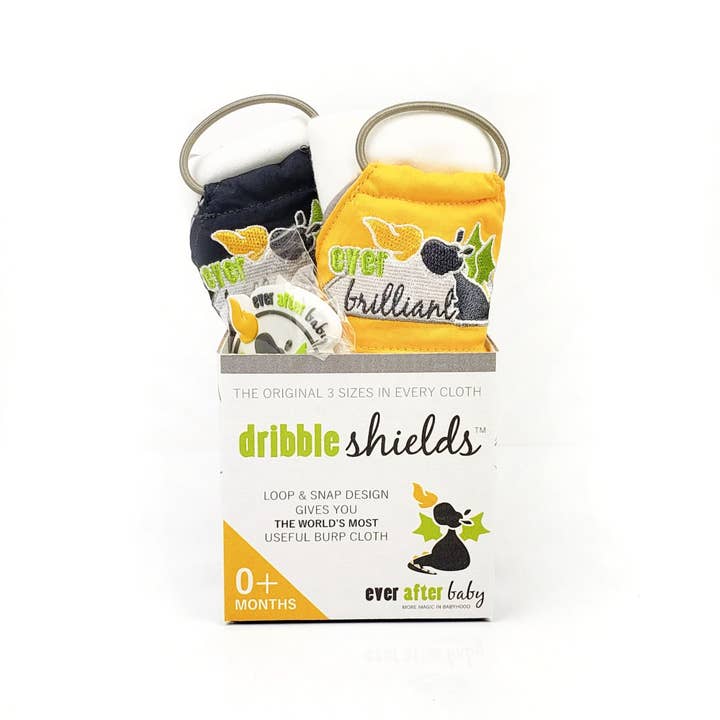 Dribble Shield Muslin Baby Burp Cloth Nursing Cover 2-pack for wholesale by Ever After Baby