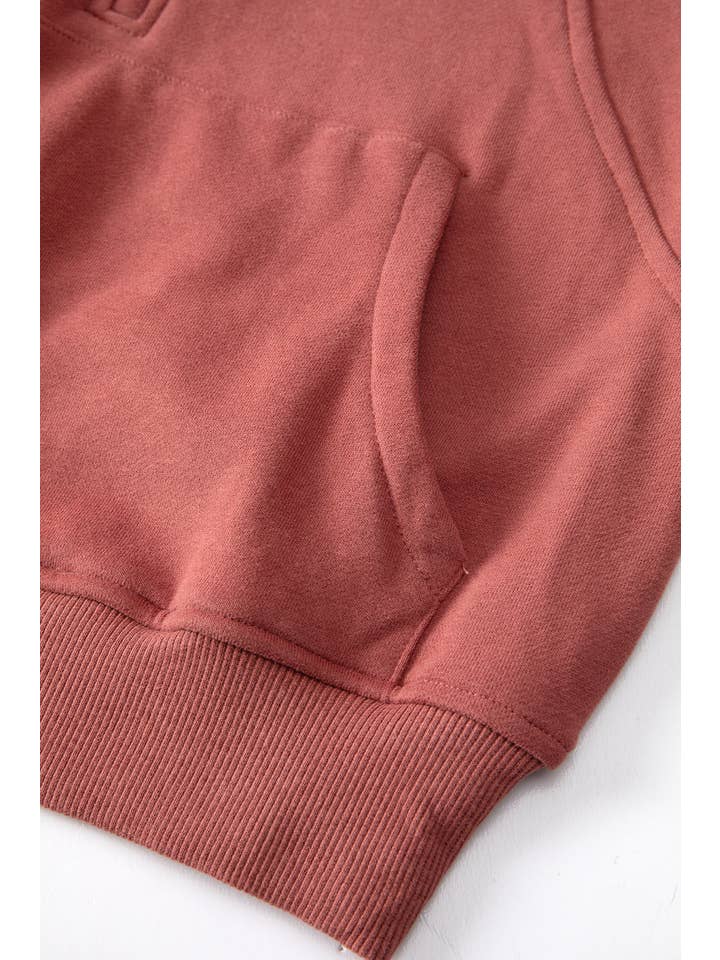 Brown Haven Pullover - Mauve for wholesale on Faire7