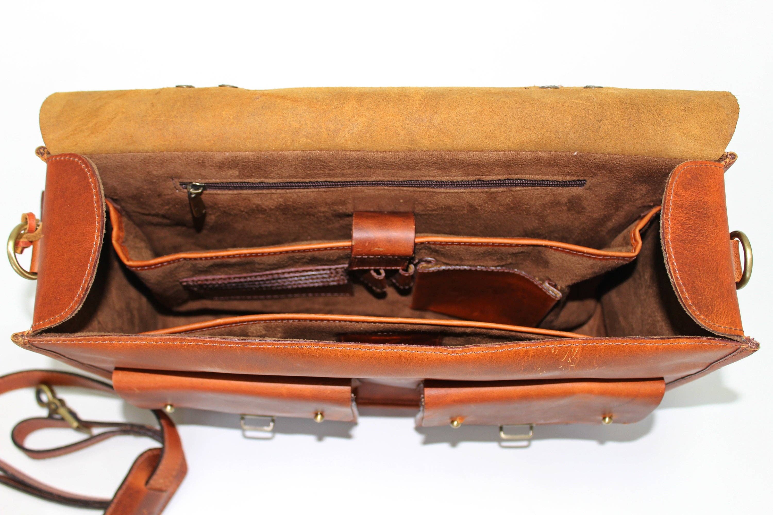 Kalating Leather UK - Wholesale Briefcase - Unisex - Top Grain Leather Mens Womens Briefcase Laptop Business Bag12