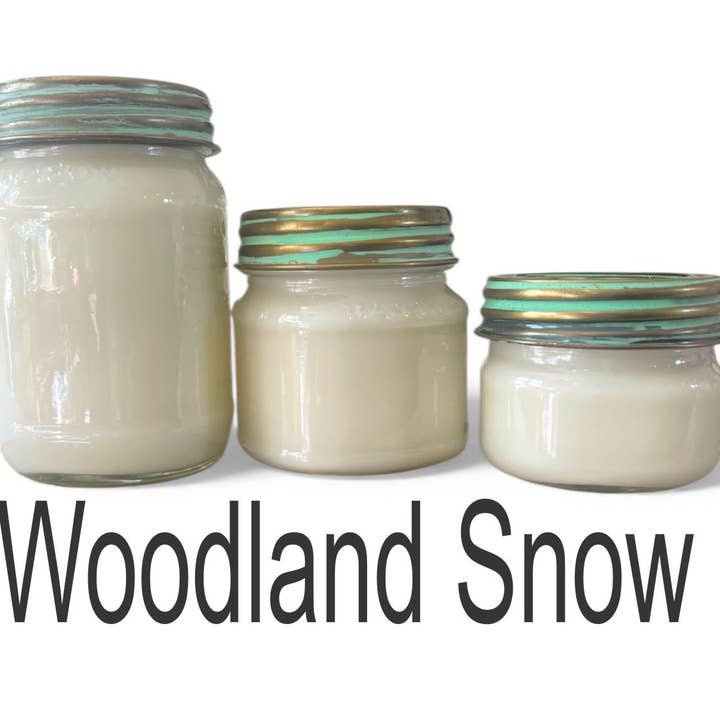 Manning Family Farm - Wholesale Jar/Filled Candle - Woodland Snow1
