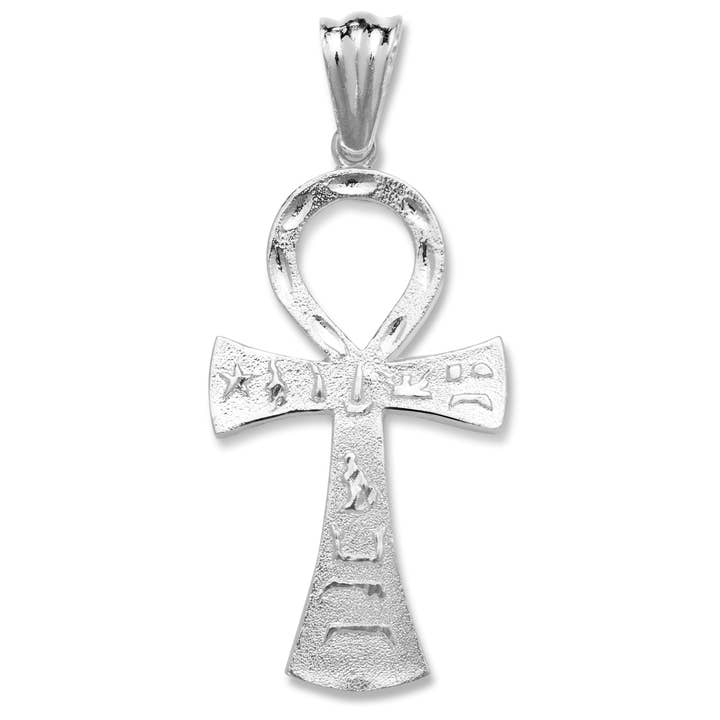 Grote Ankh-hiëroglief . 925 Sterling zilveren hanger voor wholesale door Better Jewelry