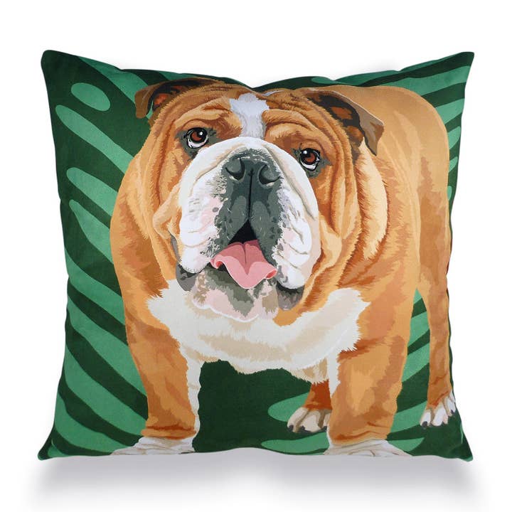 Bulldog Kuddfodral för wholesale av Leslie Gerry
