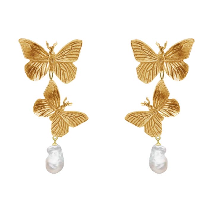 Orecchini a farfalla per la vendita all'ingrosso da parte di Carolinne B