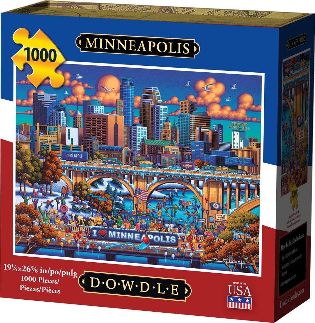 Boardwalk Puzzle Company - Wholesale Puzzle - Adult - Minneapolis - 1000 Piece