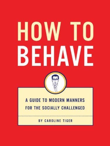 How to Behave Guide to Modern Manners for the Socially Book for wholesale by Real Retro