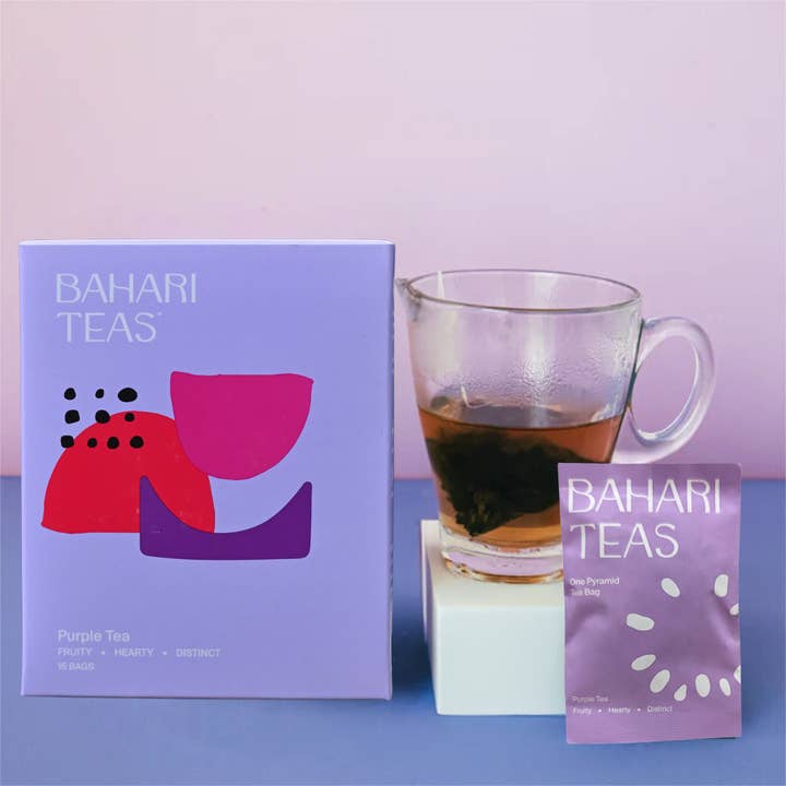 Kenyan Purple Tea Bags - Antioxidant & Detox Drink for wholesale by Bahari Teas