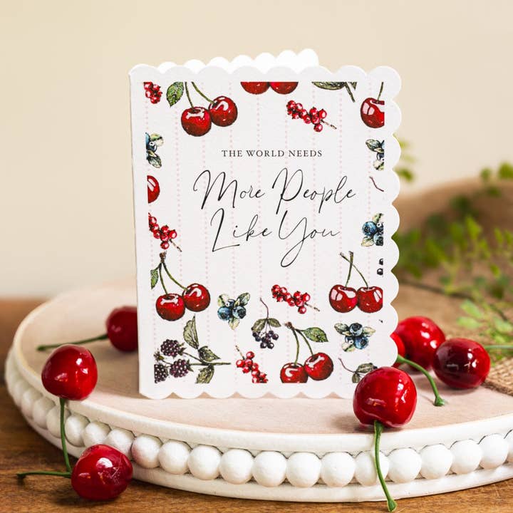 The World Needs More People Like You Card (Cello-Free) for wholesale by Toasted Crumpet