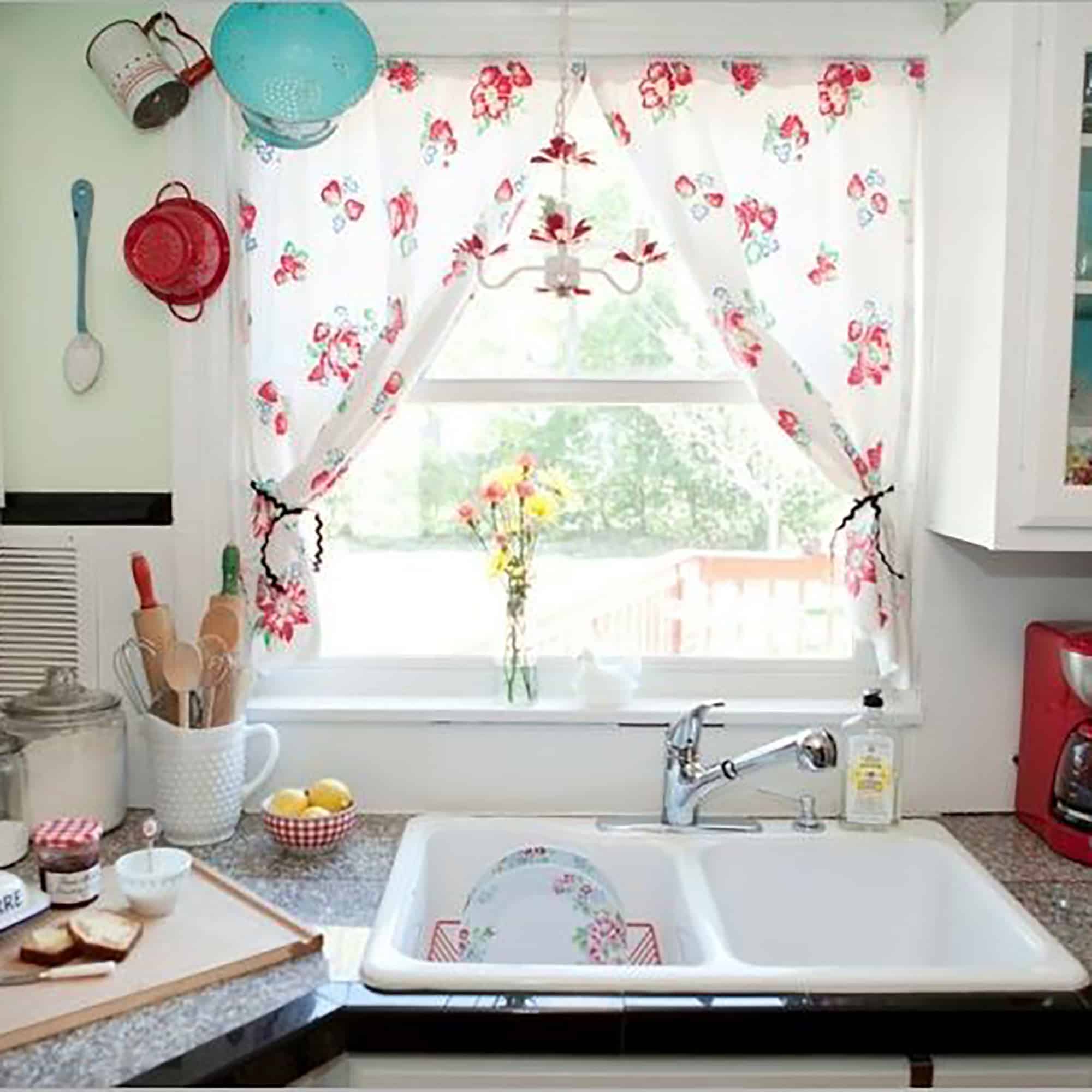 Evideco French Home Goods - Wholesale Curtain Rod - Adjustable Cafe Rods - Lightweight Voile 3 Sizes7