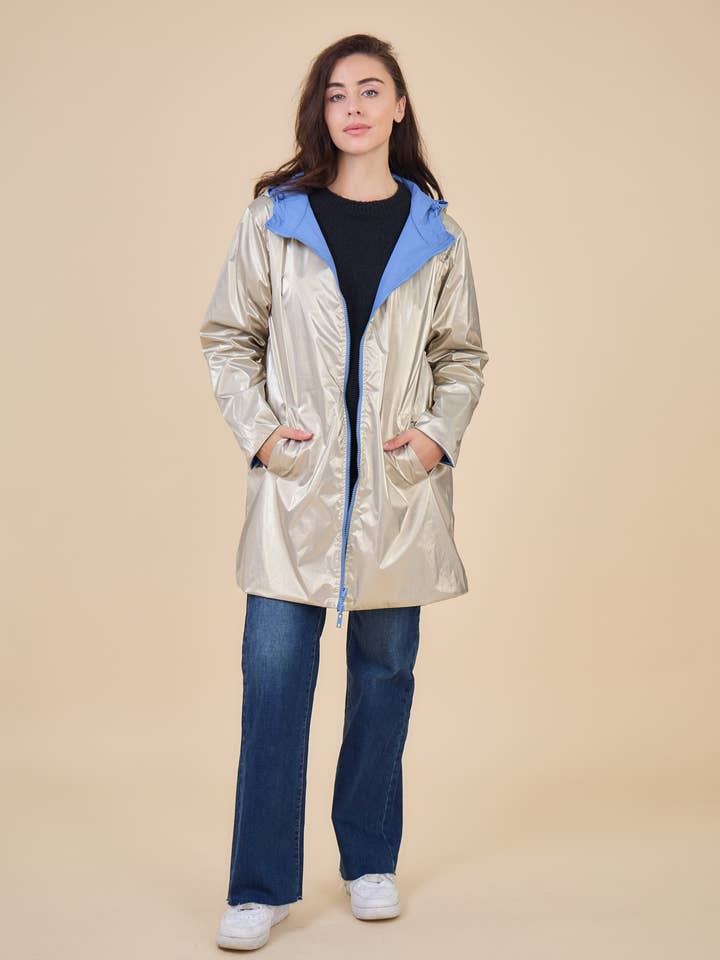 Escandelle Paris - Wholesale Parka - Women's - Mid-length reversible parka47