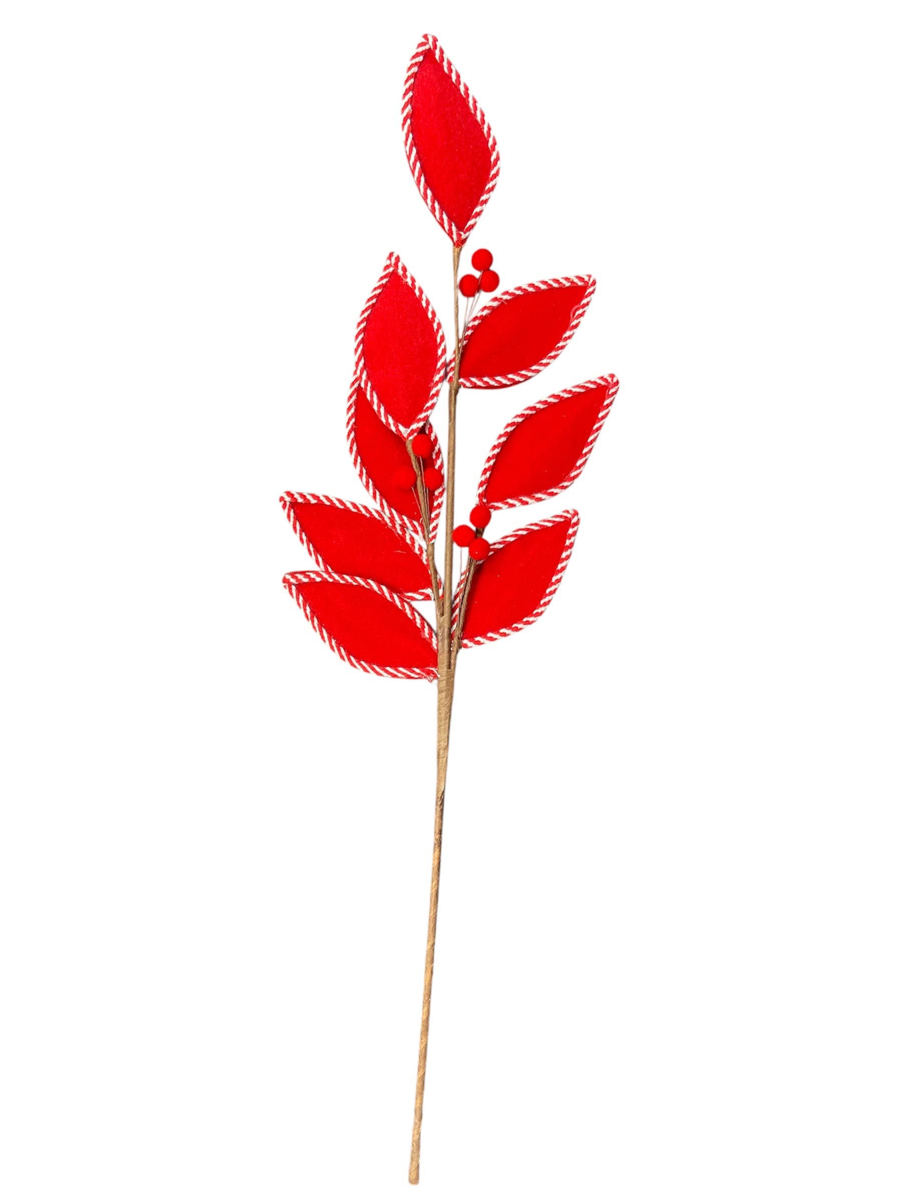 Thompson Wholesale - Wholesale Christmas Decoration - Red & White Sprays & Stems Package -- 41 Piece Set9