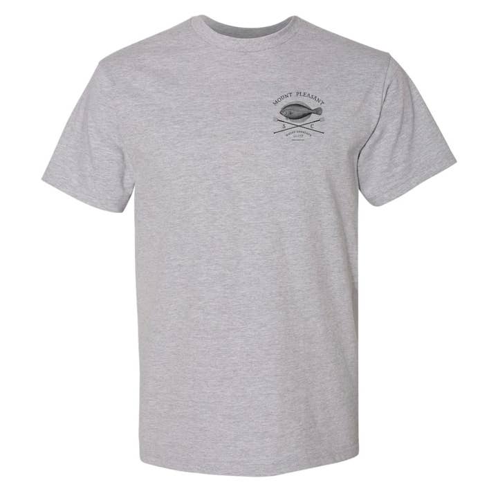 Charleston Apparel - Wholesale Screen Printed T-Shirt - Unisex - Flounder Gigs, Fishing Shirt, Customizable Location, Coastal