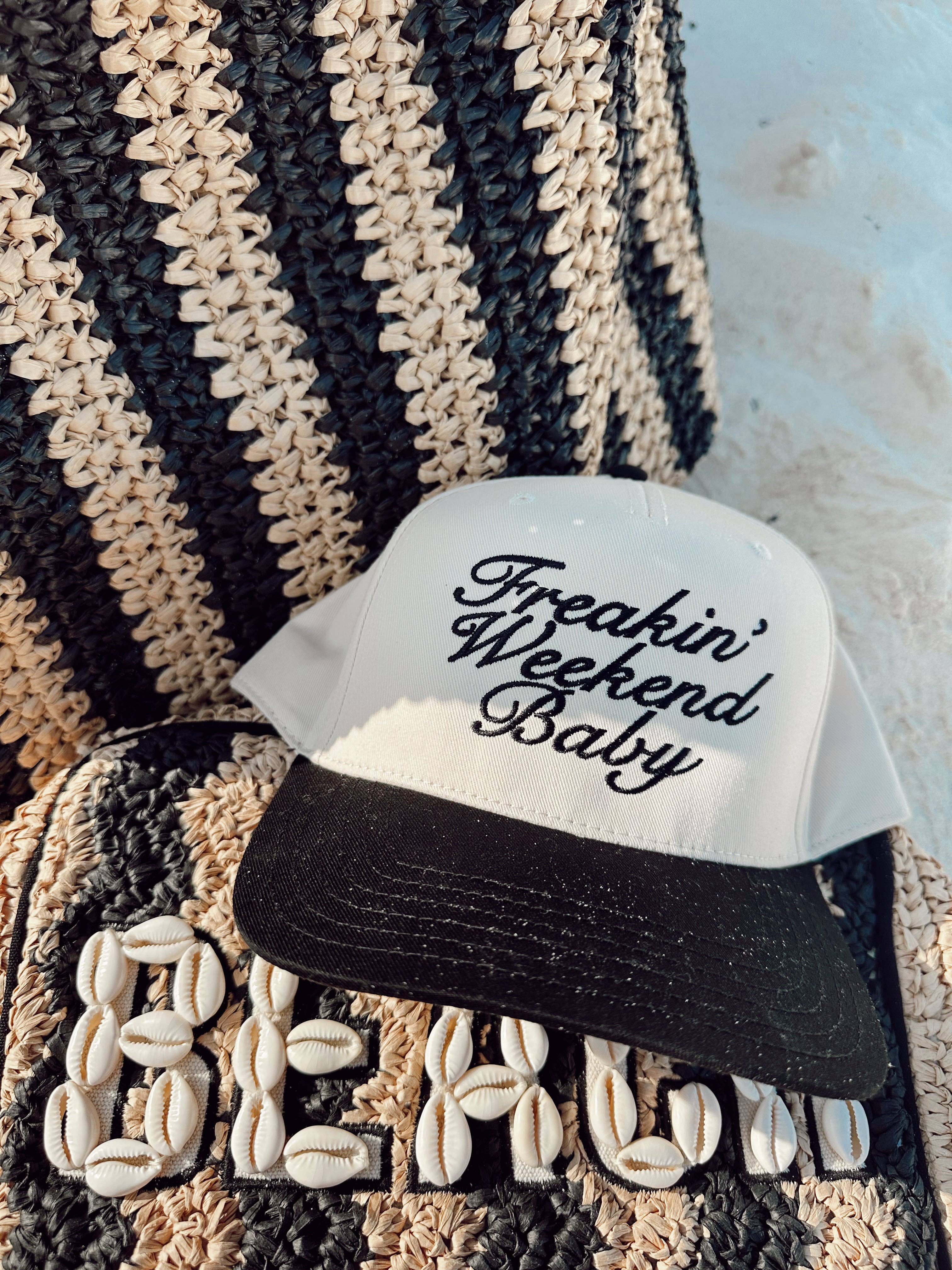 KENZKUSTOMZ - Wholesale Trucker Hat - Women's - Freakin' Weekend Baby - Vintage Trucker Hat12