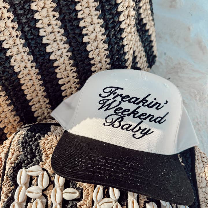 KENZKUSTOMZ - Wholesale Trucker Hat - Women's - Freakin' Weekend Baby - Vintage Trucker Hat12