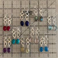Keystone Crystals - Wholesale Dangle Earrings - Gemstone Sterling Silver Earrings8