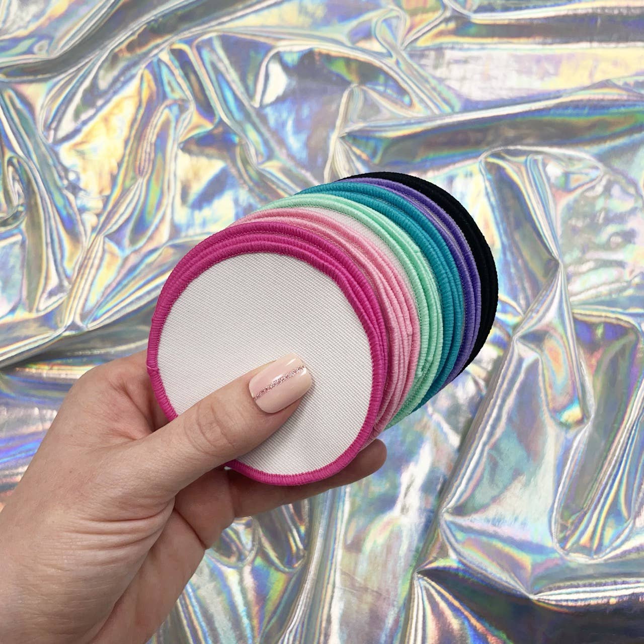 The Crafty Engineer - Vendita all'ingrosso Toppe - Toppe per sublimazione vuote con bordo colorato0